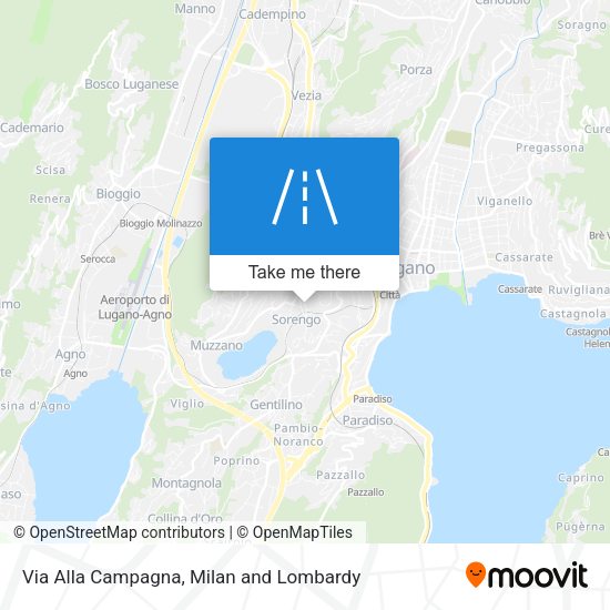 Via Alla Campagna map