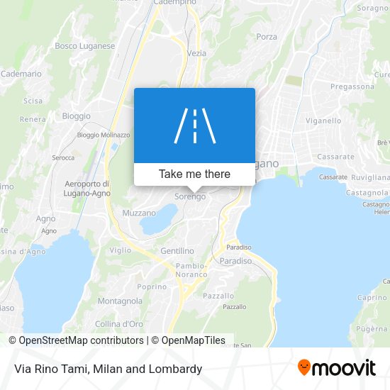 Via Rino Tami map