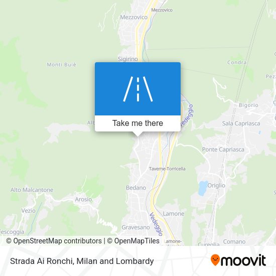 Strada Ai Ronchi map