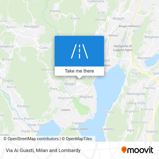 Via Ai Guasti map