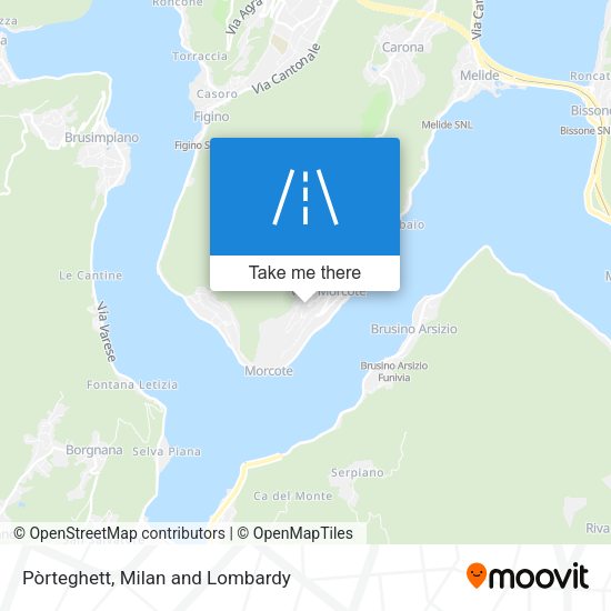 Pòrteghett map