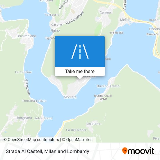 Strada Al Castell map