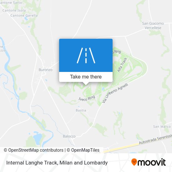 Internal Langhe Track map