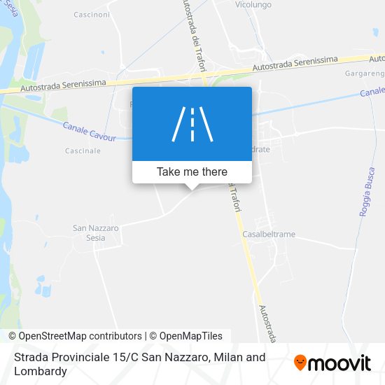 Strada Provinciale 15 / C San Nazzaro map