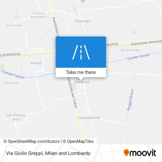 Via Giulio Greppi map