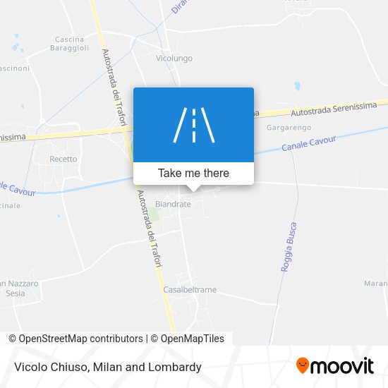 Vicolo Chiuso map