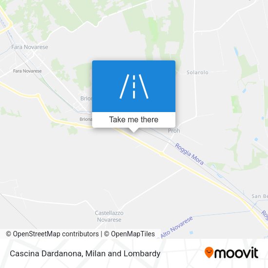 Cascina Dardanona map