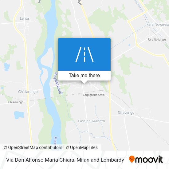 Via Don Alfonso Maria Chiara map
