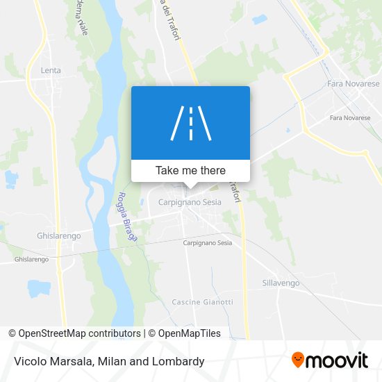 Vicolo Marsala map