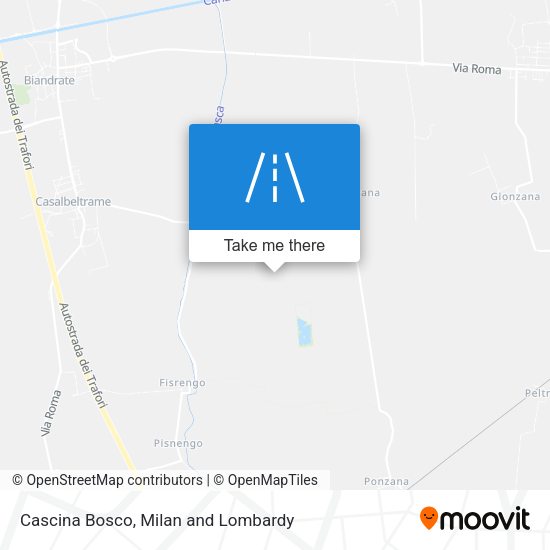 Cascina Bosco map