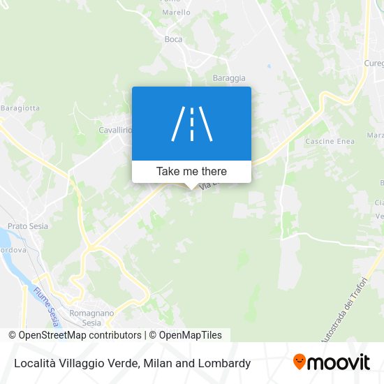 Località Villaggio Verde map