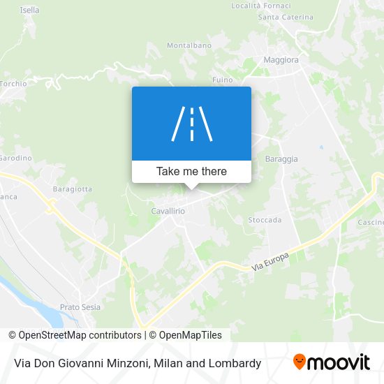 Via Don Giovanni Minzoni map