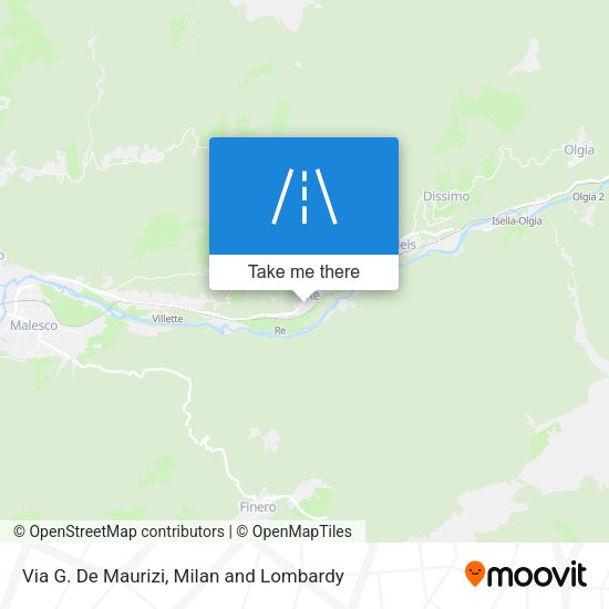Via G. De Maurizi map