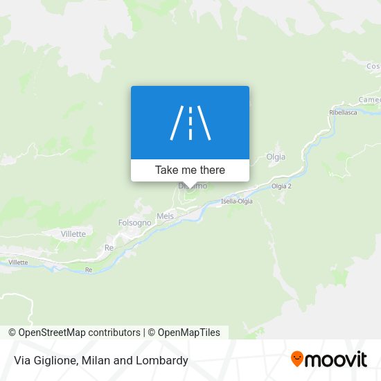 Via Giglione map