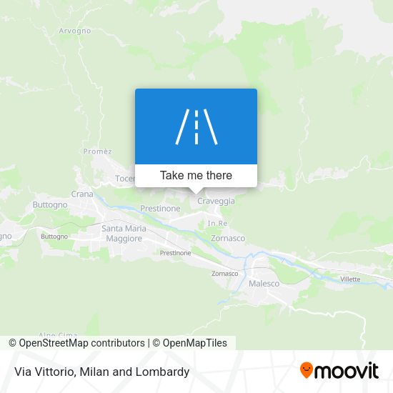 Via Vittorio map