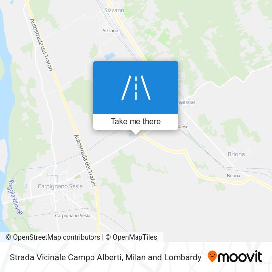 Strada Vicinale Campo Alberti map