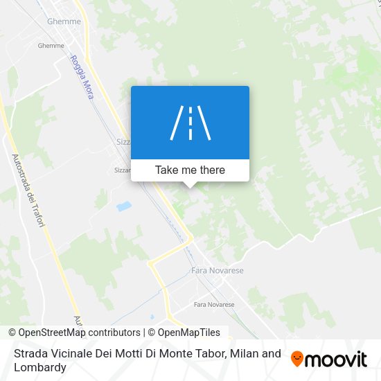 Strada Vicinale Dei Motti Di Monte Tabor map