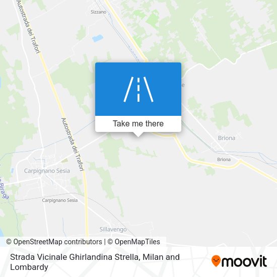 Strada Vicinale Ghirlandina Strella map
