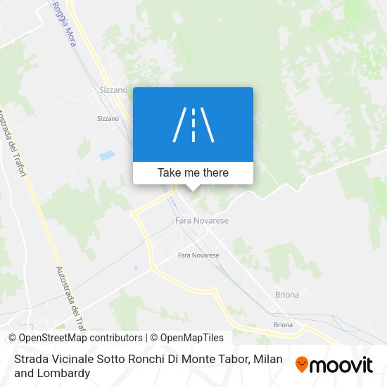 Strada Vicinale Sotto Ronchi Di Monte Tabor map