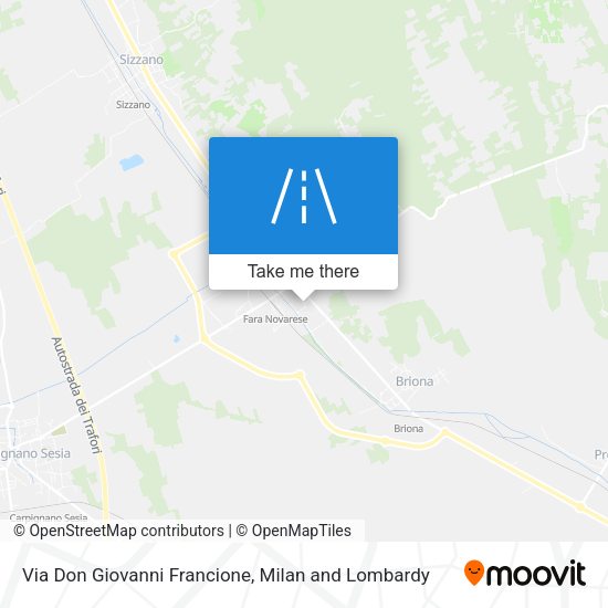 Via Don Giovanni Francione map