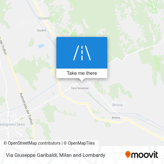 Via Giuseppe Garibaldi map