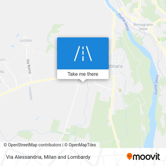 Via Alessandria map