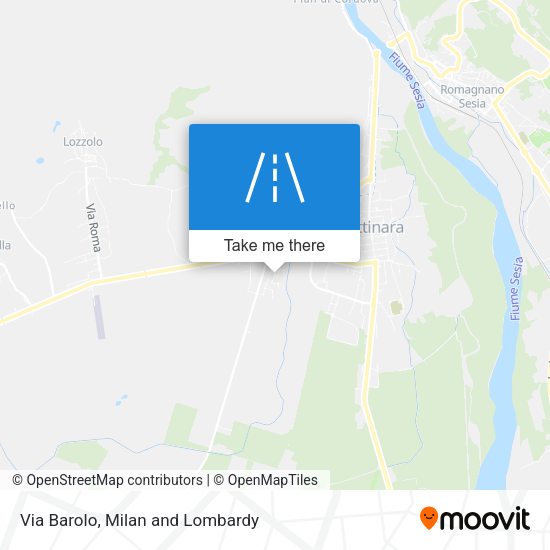 Via Barolo map