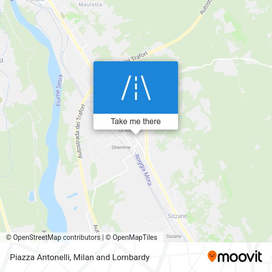 Piazza Antonelli map