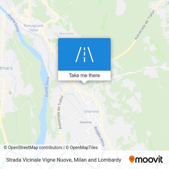 Strada Vicinale Vigne Nuove map