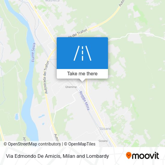 Via Edmondo De Amicis map