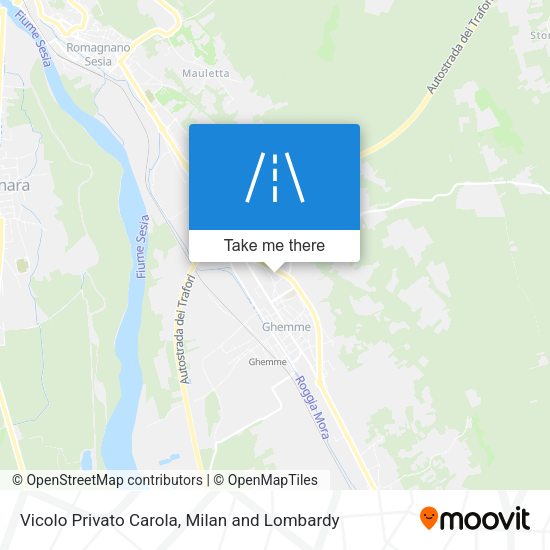 Vicolo Privato Carola map