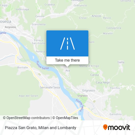 Piazza San Grato map