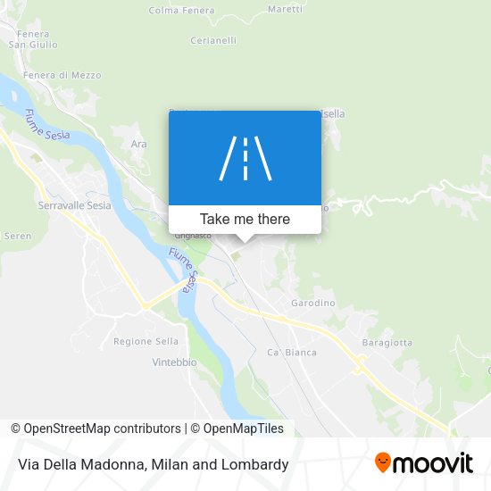 Via Della Madonna map