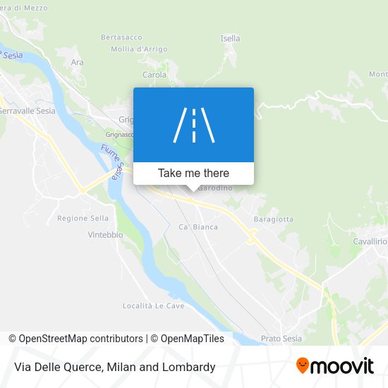 Via Delle Querce map