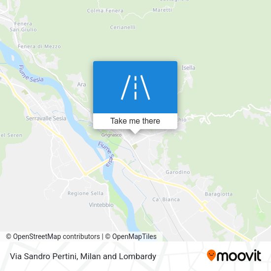 Via Sandro Pertini map