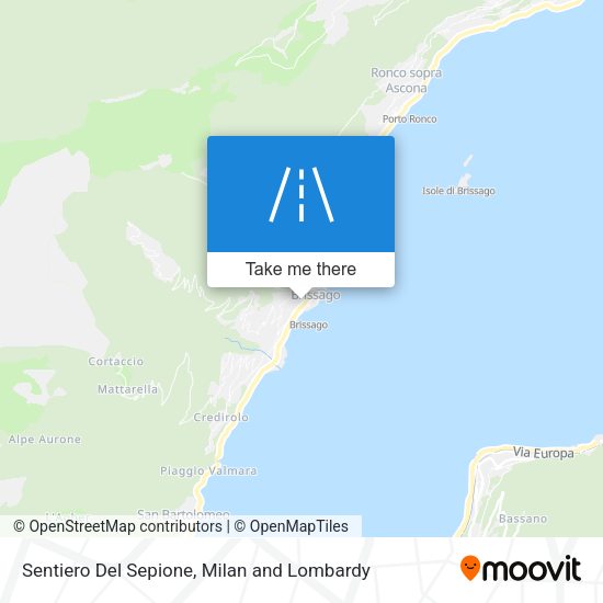 Sentiero Del Sepione map