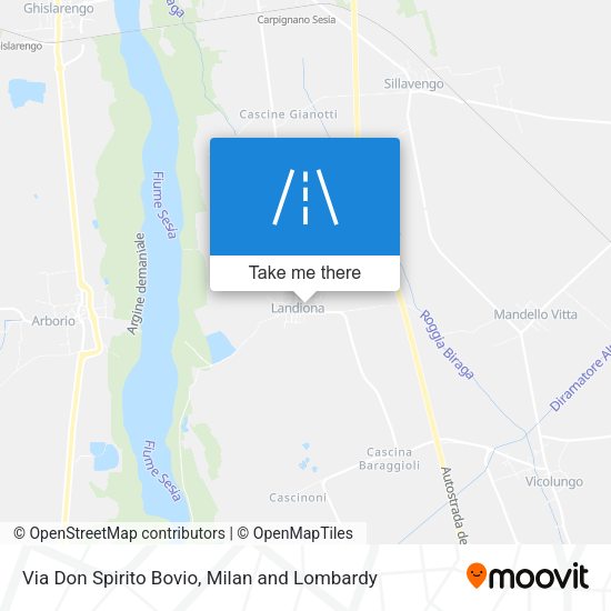 Via Don Spirito Bovio map
