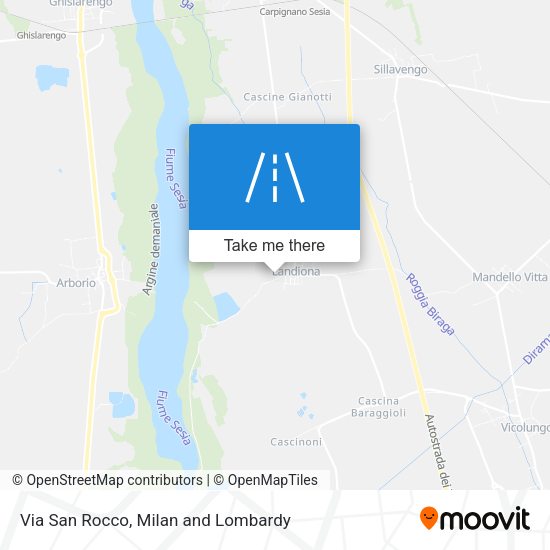 Via San Rocco map