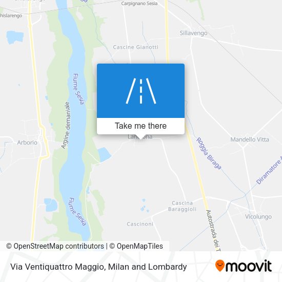 Via Ventiquattro Maggio map