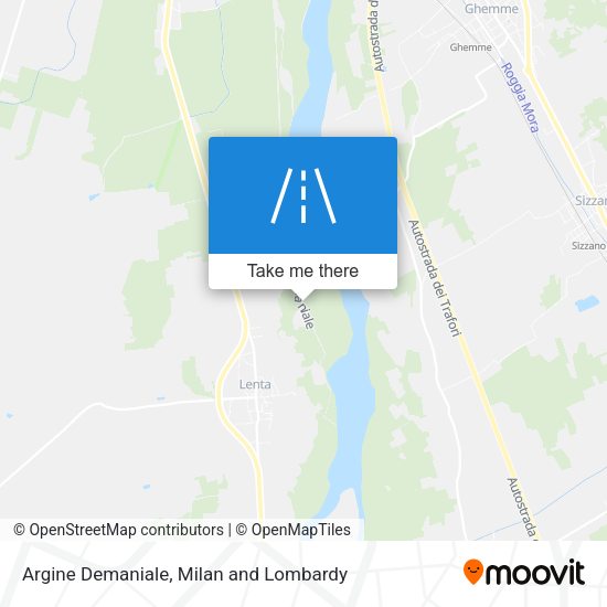 Argine Demaniale map