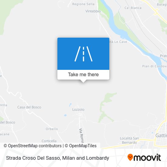 Strada Croso Del Sasso map