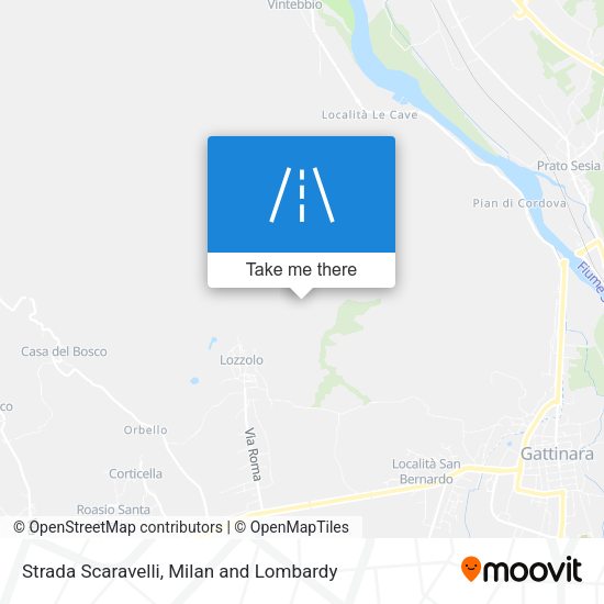 Strada Scaravelli map