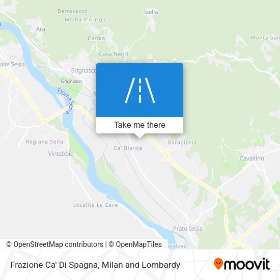 Frazione Ca' Di Spagna map