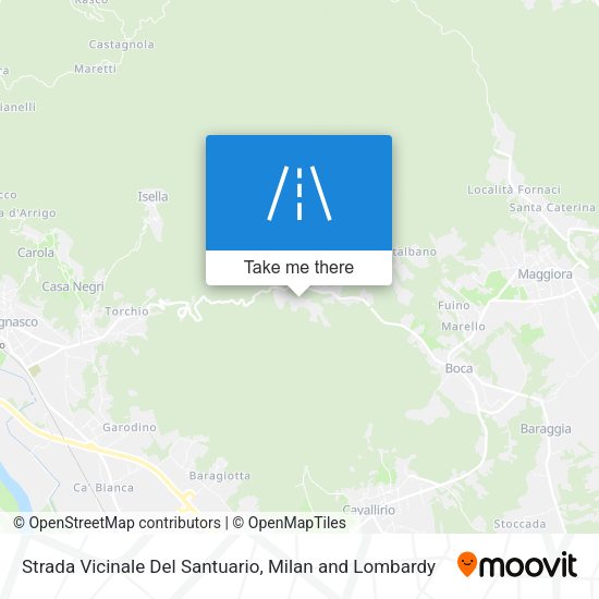 Strada Vicinale Del Santuario map