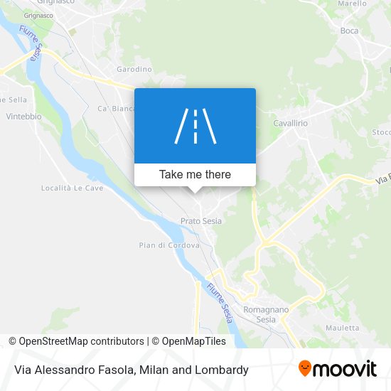 Via Alessandro Fasola map