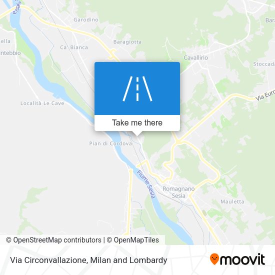 Via Circonvallazione map