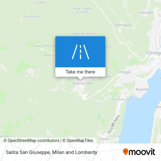 Salita San Giuseppe map