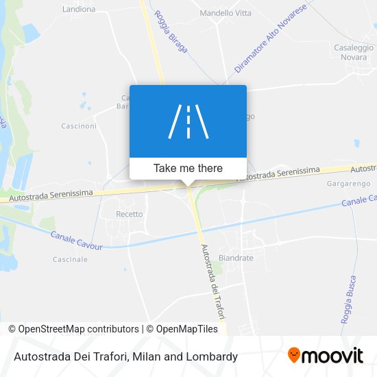 Autostrada Dei Trafori map