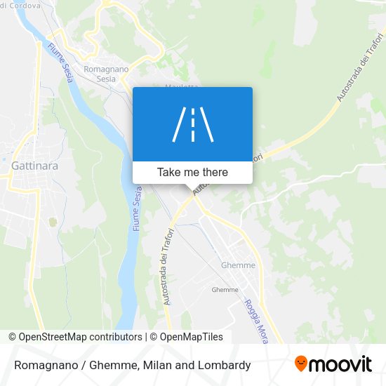 Romagnano / Ghemme map