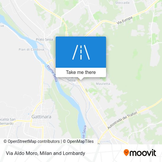 Via Aldo Moro map